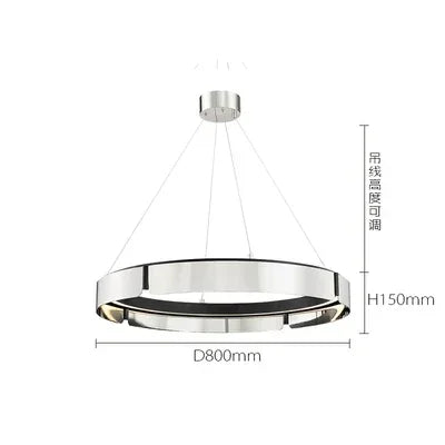 LED Chandelier: Modern Minimalist Pendant Light for Living, Dining, Kitchen, Bedroom