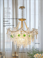 Crystal Chandelier: Elegant Retro Lighting for Bedroom, Dining, Living Room & Cloakroom
