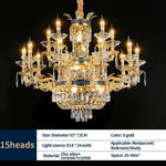 Modern Crystal Chandelier for Livingroom and Restaurant