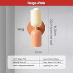 Cream Double Head LED Wall Lamps for Living Room Bedroom Indoor Decoration