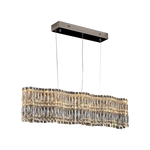 Crystal Luxe Chandelier for Modern Living Room, High-End Restaurant Light
