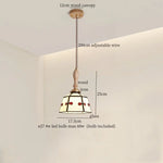 Afralia™ Tiffany Brass Glass LED Pendant Lights for Home and Cafe Decor