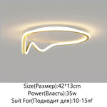 Geometry Round LED Ceiling Light for Home Decor