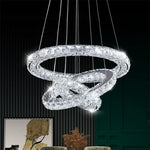 Crystal LED Chandelier Pendant Light for Modern Luxury Living Dining Room Décor