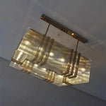 Gold Lustre Steel Pendant Lights - Luxury Dining Room LED Hanging Lamp