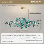 Gingko Leaf Chandelier: Modern Luxury Art Decor for Home, Restaurant & Bar