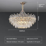 Sparkling LED Chandelier by for Elegant Home Lighting