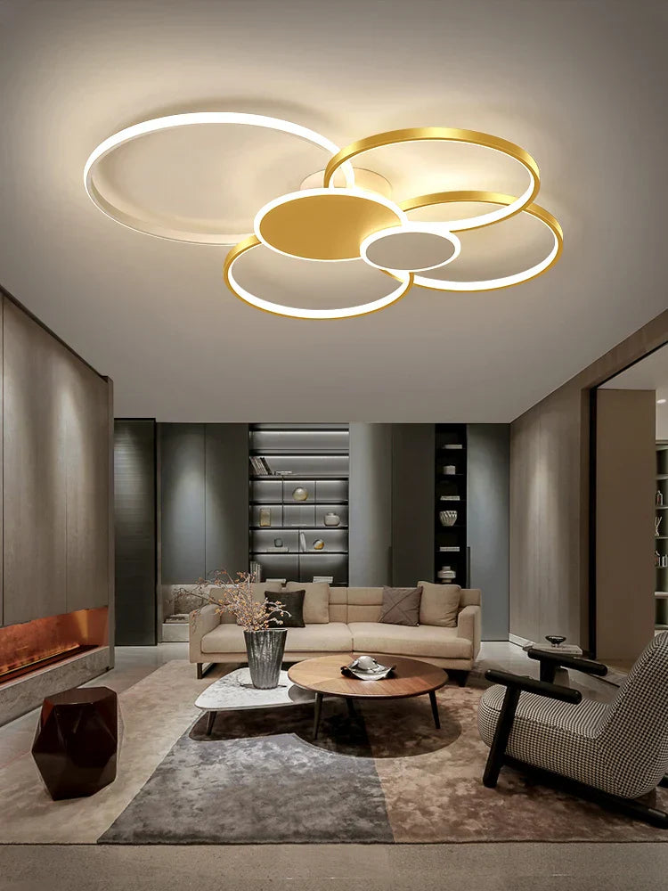 Acrylic Chandelier Light Modern Minimalist Ceiling Lamp for Living Dining Bedroom