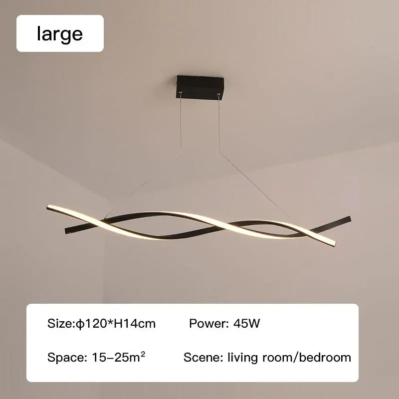 Modern Dimmable LED Pendant Lights for Kitchen Dining Office Chandelier