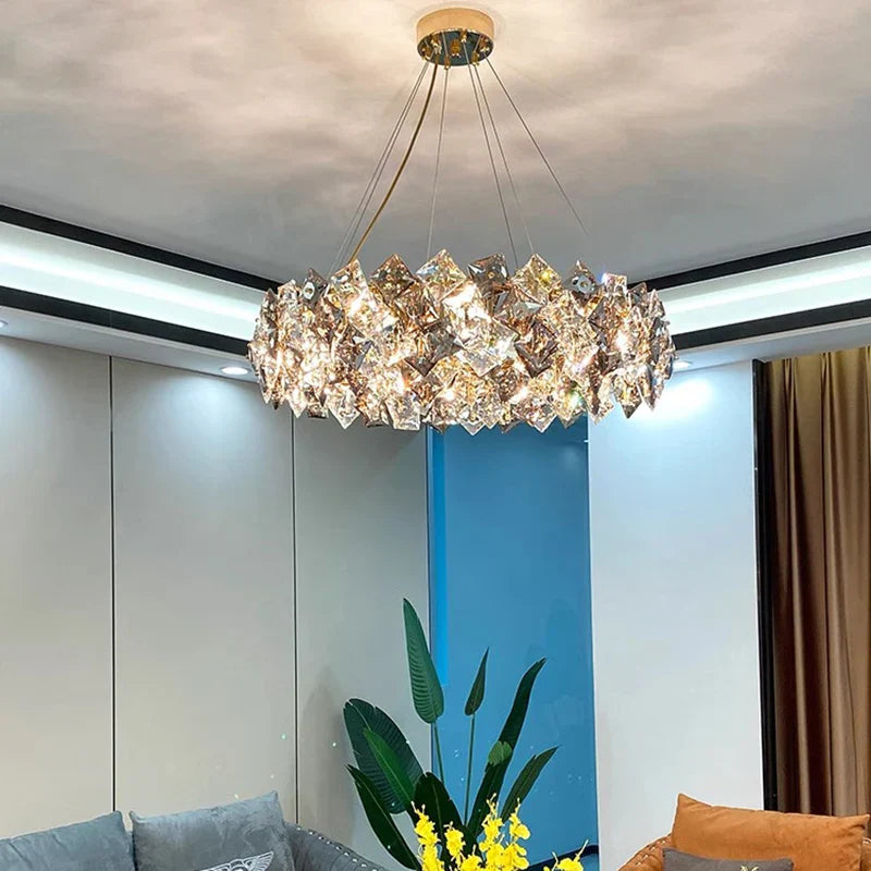 Crystal Chandelier | Luxury Living Room Dining Light | Modern Ceiling Lamp
