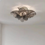 Flower Petal Acrylic LED Ceiling Chandelier for Artistic Indoor Lighting