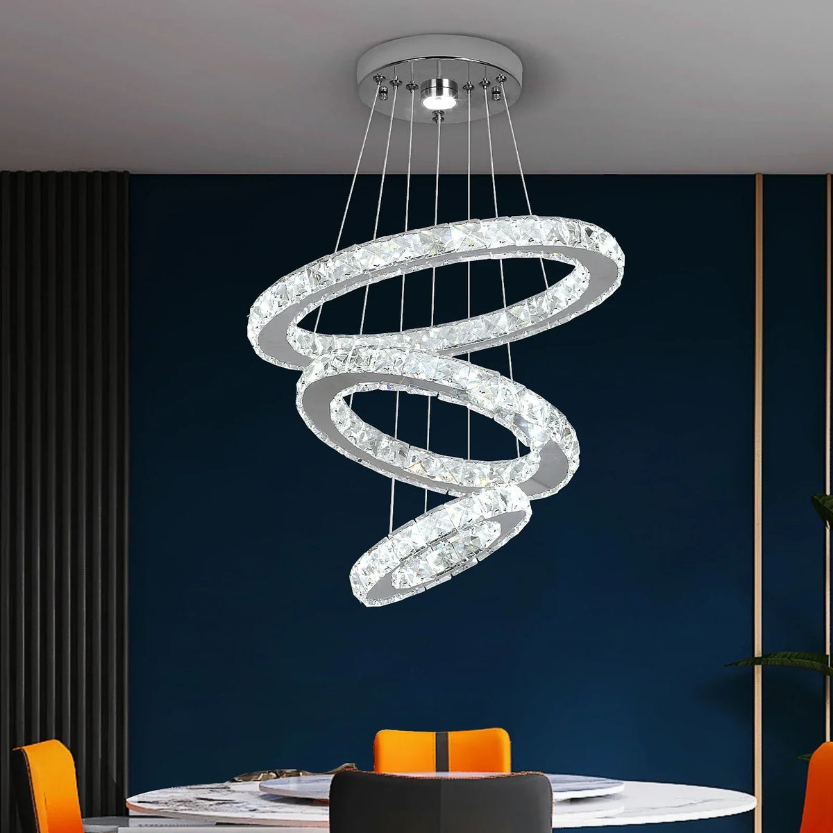 Crystal Chandelier LED Pendant Lighting for Living Room