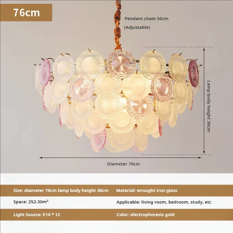 Modern Crystal Pearl Chandelier for Living Room, Bedroom, Dining Room