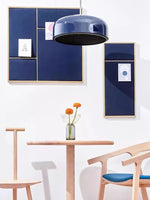 Seated Podgy Pendant Lamps: Nordic Yellow Minimalist Unique Lighting for Dining Room