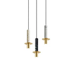 Small Chandelier Art Marble Terrazzo Single Head Pendant Light
