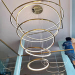 Modern LED Pendant Light Chandeliers for Living Room Staircase Lighting