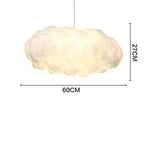 Cloud Cotton Pendant Light Chandelier for Living Dining Room