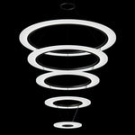 Sonneman Arctic Rings 37 Inch Led Chandelier Cp756032