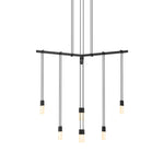 Sonneman Robert Sonneman Suspenders 24 Inch 6 Light Led Chandelier Cp441100