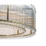 Sunpan Kore Chandelier - Large - Brass - Clear