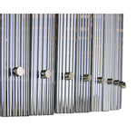 Sunpan Kore Chandelier - Large - Nickel - Smoke Grey