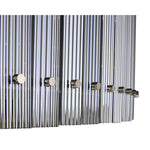 Sunpan Kore Chandelier - Large - Nickel - Smoke Grey
