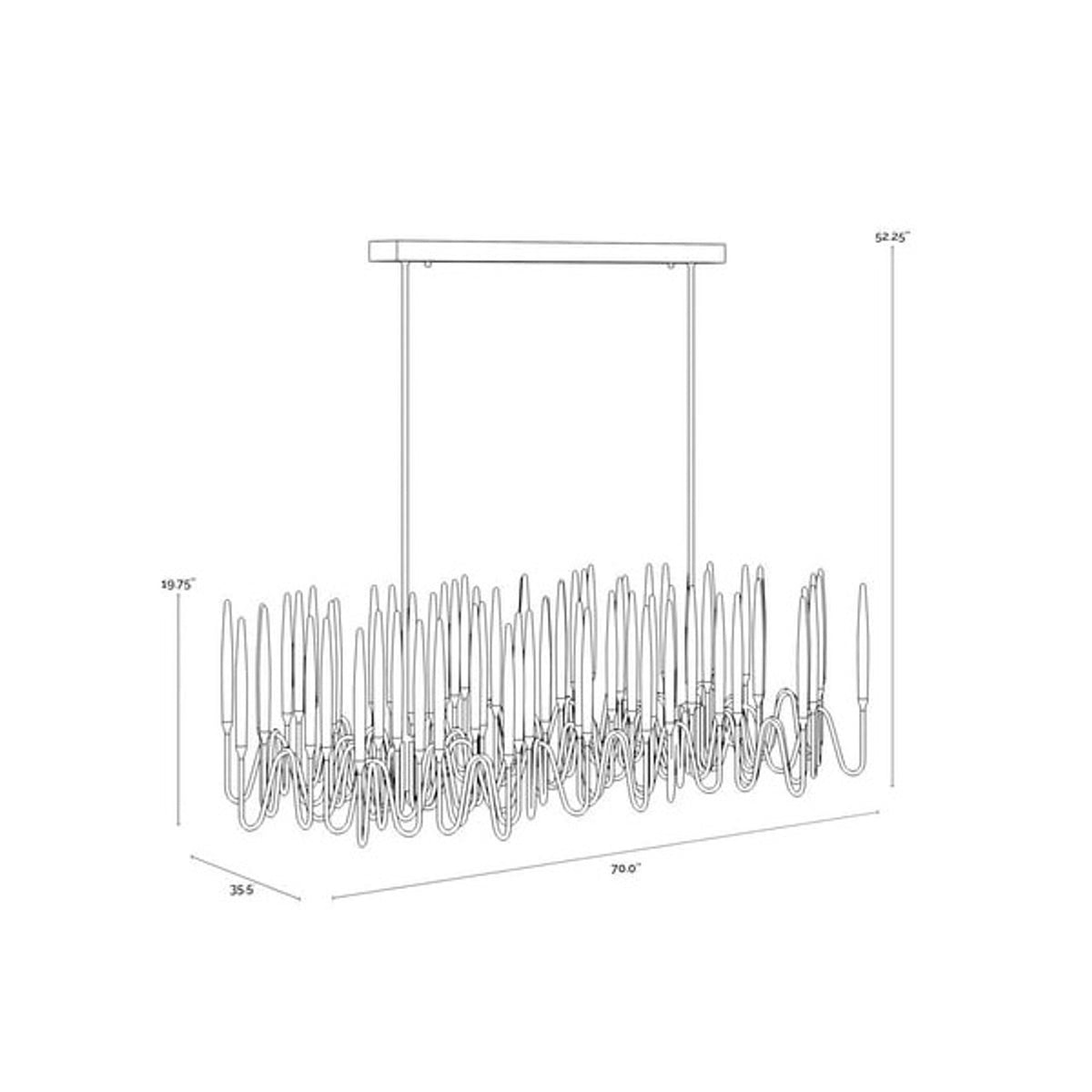 Sunpan Hestia Chandelier - Large