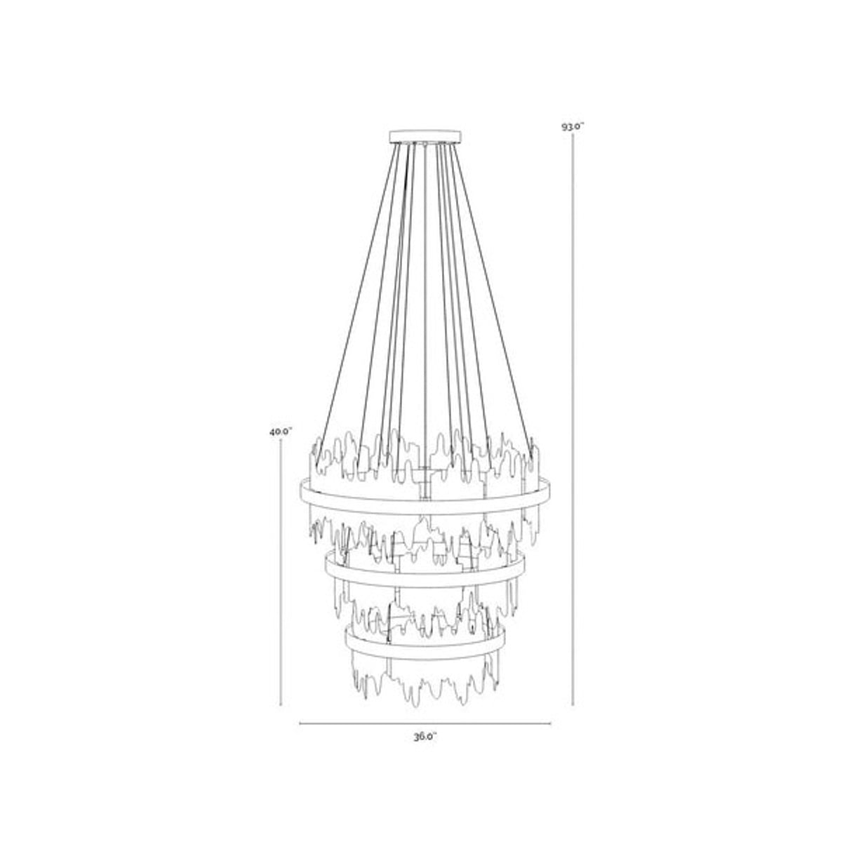 Sunpan Icarus Chandelier - Small