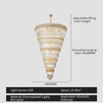 Crystal Chandelier: Modern Light Luxury for Living Room, Dining Room, and Bedroom