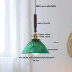 Blue Glass LED Pendant Lamp for Dining Living Room Bedroom