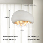 Nordic G9 LED Pendant Lights with HDPS Glass Shades for Dining Room