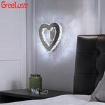 Crystal Led Wall Sconce | Modern Minimalist Living Room Lighting