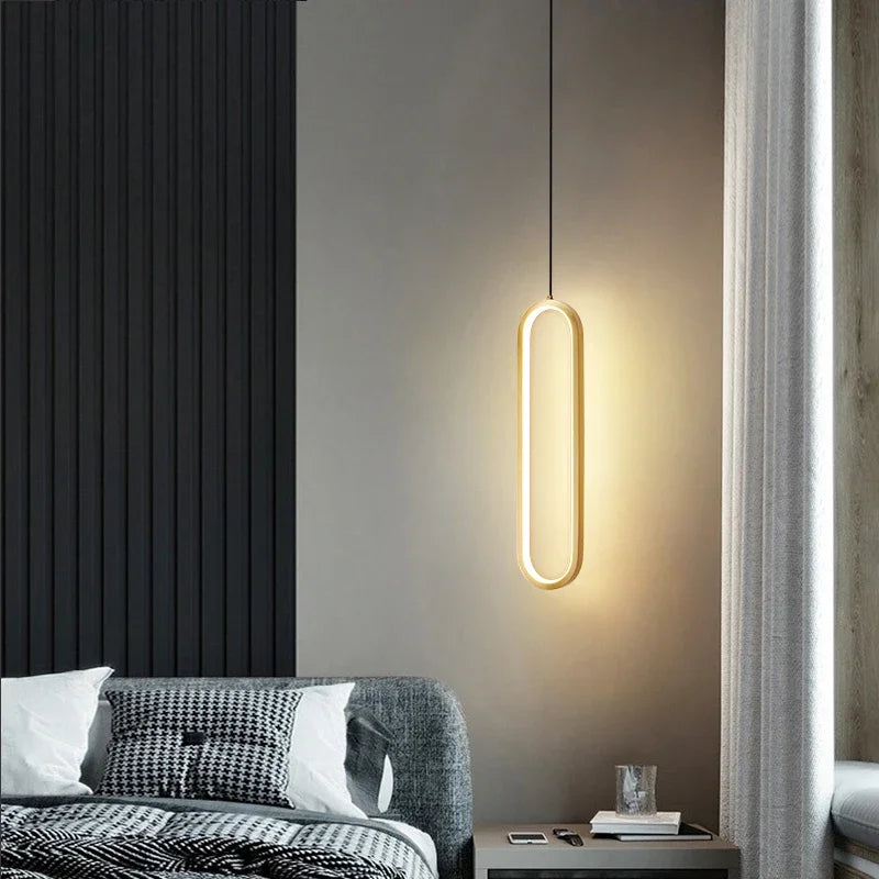 Aluminium LED Chandelier for Minimalist Restaurant, Bar, and Living Spaces