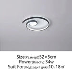 Modern Nordic Art LED Ceiling Lamp for Bedroom & Study