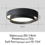 Modern Copper Ceiling Light for Living Room Bedroom Decor