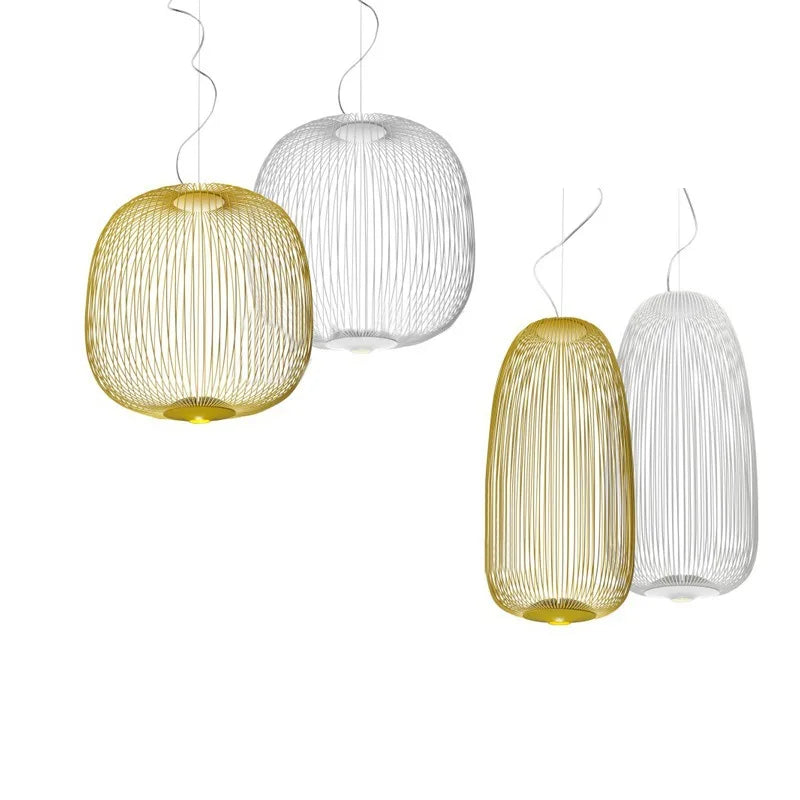 Spokes Bird Cage Pendant Light for Creative Interior Lighting