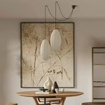 Nordic Silk Chandelier LED Pendant Lights for Home Dining Room