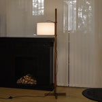 Solid Wood LED Floor Lamp for Home Decor and Living Room Lighting