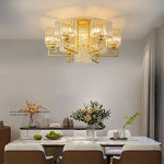 Luxury Crystal Ceiling Light for Living Room, Bedroom, Dining - Modern and Simple