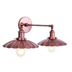 Adjustable Rustic LED Wall Lamp Antique Industrial Style Iron Vintage Lightings