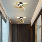 Twisted Acrylic LED Ceiling Chandelier for Modern Home Decor & Lighting