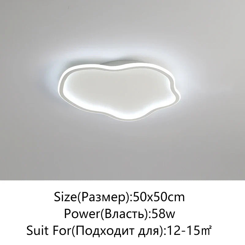 LED Ceiling Light: Minimalist Home Lighting Fixture for Living Room, Bedroom, Kitchen