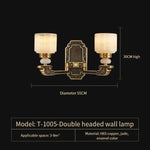 Luxury Zinc Alloy Jade Chandelier for Living Room, Villa, and Restaurant