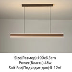 Minimalist LED Chandelier for Home Villa Living Room Bedroom Dining Study Lighting