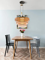 Glass Plate Ceiling Pendant Lights LED Fixture