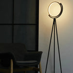 Modern Circle LED Floor Lamp for Bedroom Living Room Decor