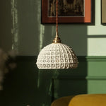 French Minimalism Ceramic LED Pendant Light for Home Decor