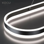 LED Aluminum Ceiling Chandelier for Kitchen Living Room Modern Nordic Design