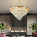Crystal Chandelier LED Light Modern Luxury Designer for Main Living Room & Hotel