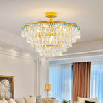 Crystal Light: Elegant Chandelier for Living Room, Dining Room & Bedroom